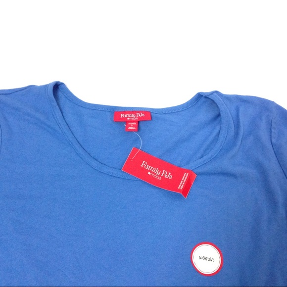 Family PJs Macys Women's Pajama Top L - Picture 2 of 6